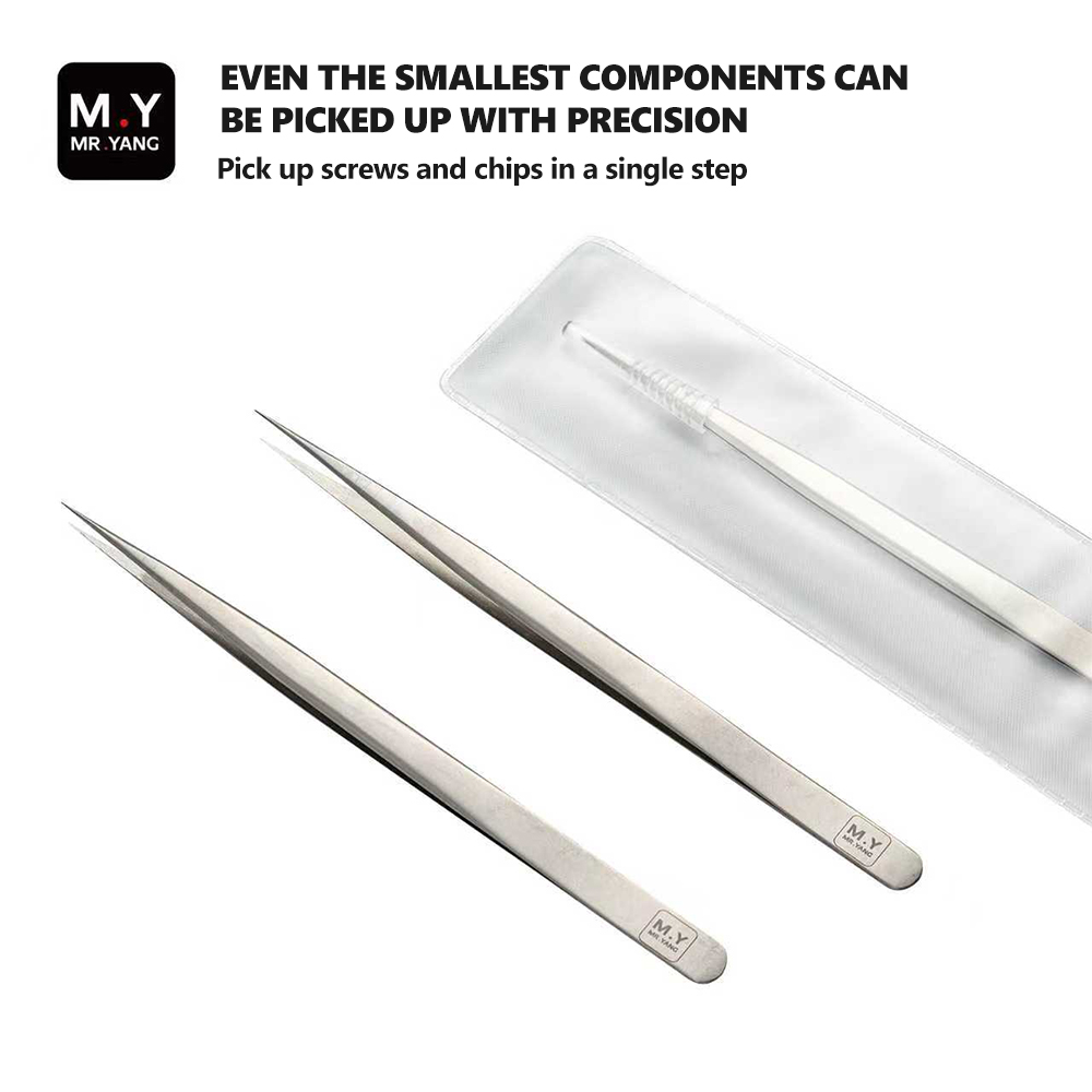 Electronics Repair In My Area - MR.YANG Precision Seamless Pointed-Tip Tweezers for