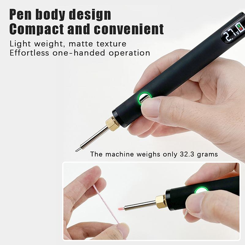 Electronics Repair Kit With Soldering Iron - Mini Soldering Iron Pen Kit -