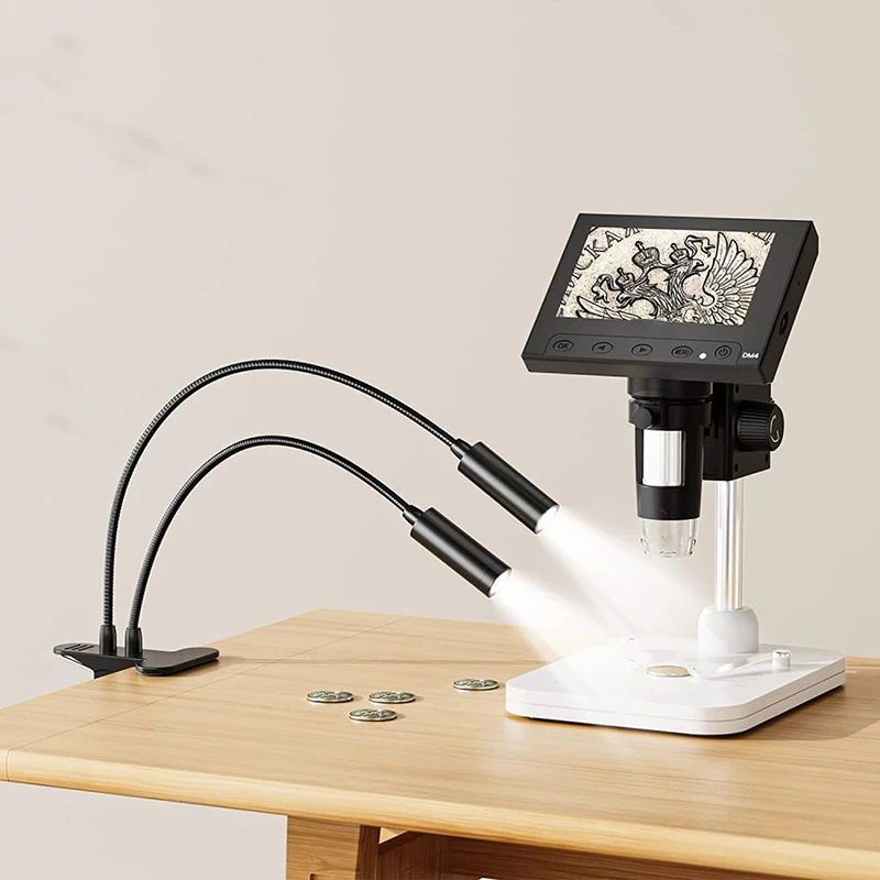 Gooseneck Lamp Microscope LED  - Electronics Repair Microscope 评论和价格