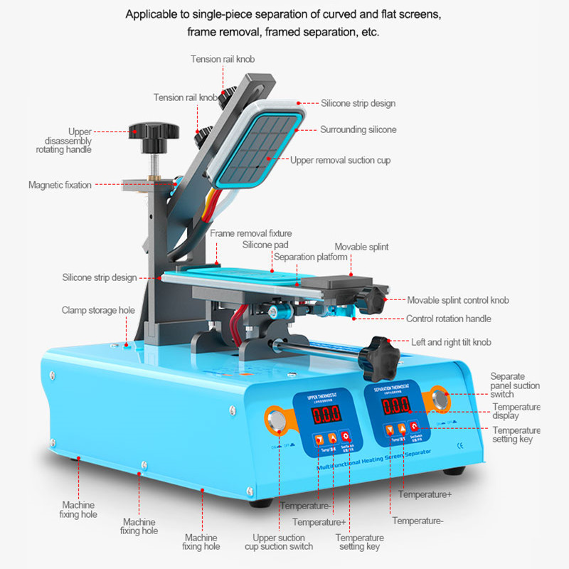 S-918M Multifunctional LCD Scr - Screen Separator Machine 评论和价格