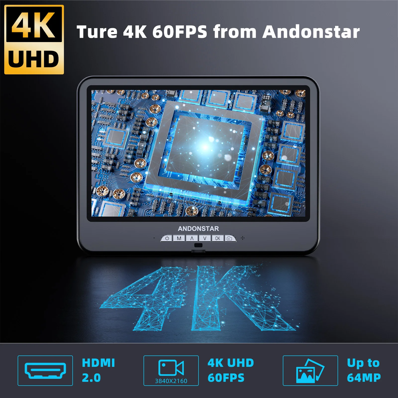Andonstar AD210S-Pro 4K 60FPS  - Electronics Repair Microscope 评论和价格