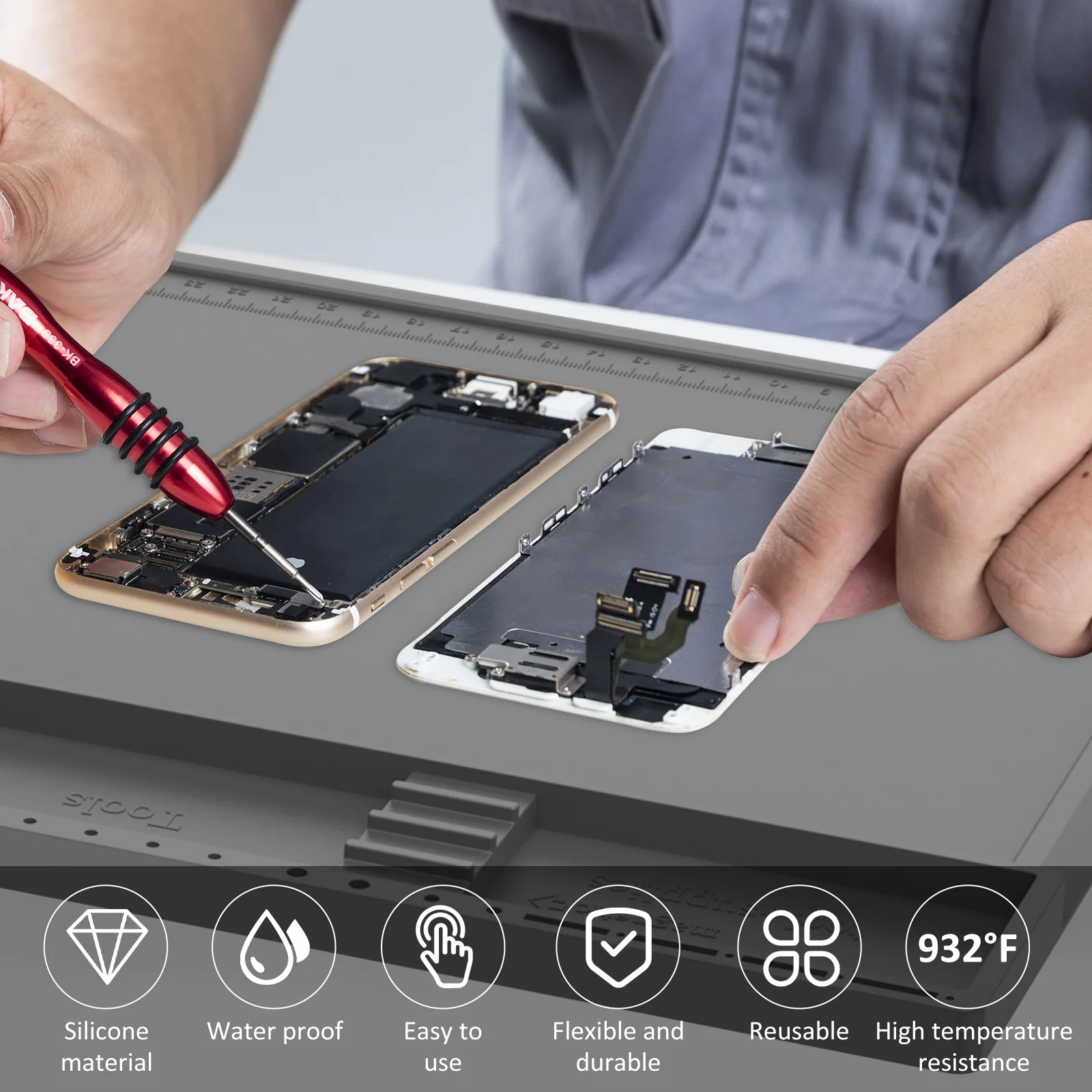 Soldering Station Mat Silicone - Electronics Repair Workstation 评论和价格