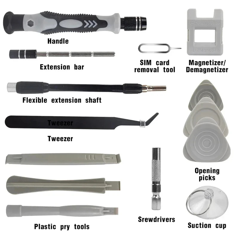 Portable 115in1 Magnetic Screw - Electronics Repair Manual 评论和价格