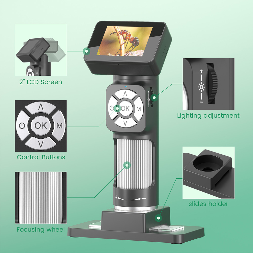 Andonstar New 50x-500x USB Kid - Electronics Repair Microscope 评论和价格