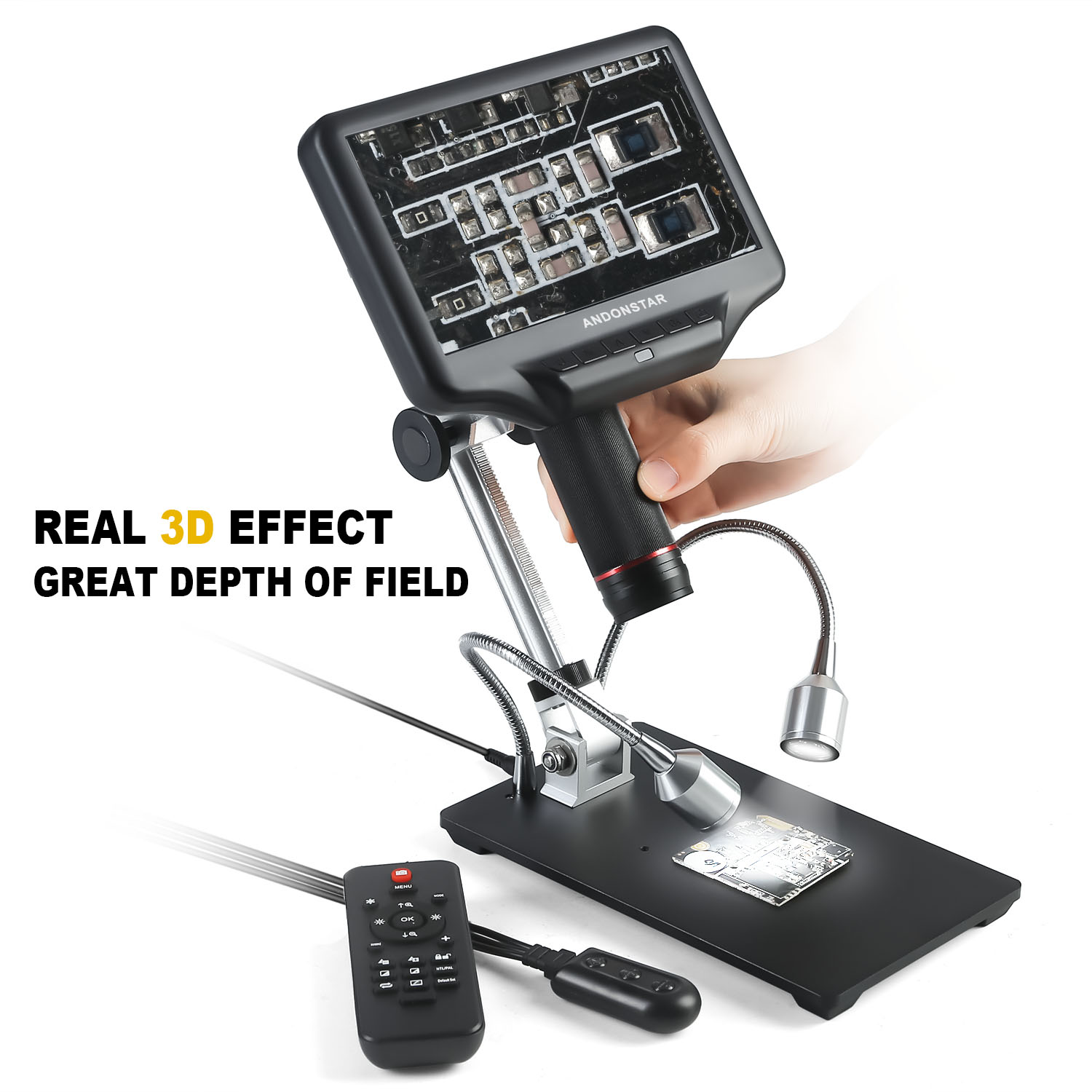 Andonstar AD407 HDMI Soldering - Electronics Repair Microscope 评论和价格