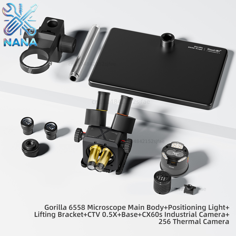 Qianli 6558 Gorilla Trinocular - Electronics Repair Microscope 评论和价格