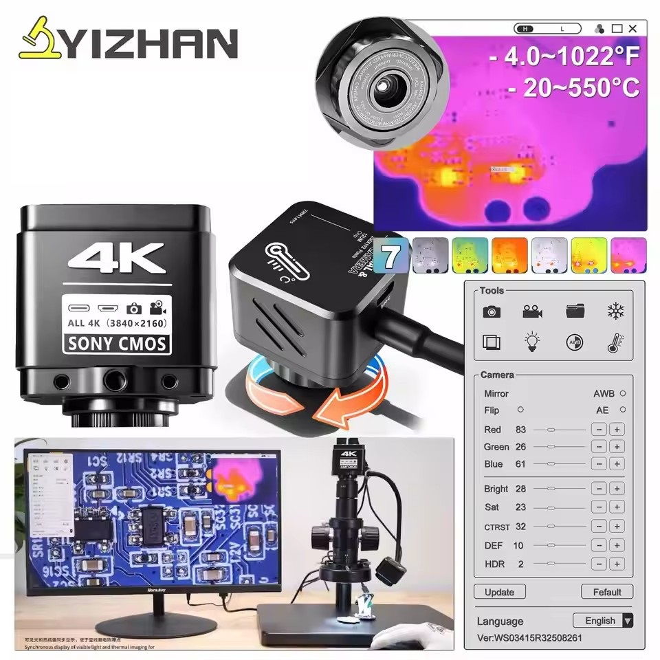 YIZHAN Thermal Imager 256*192  - Electronics Repair Microscope 评论和价格