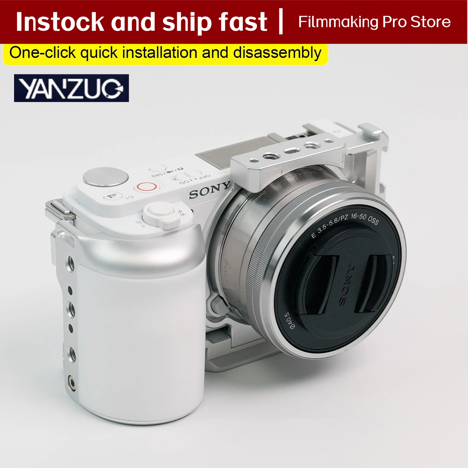 YANZUO ZV-E10 Camera Cage Alum - Sony Camera Zv-E10 评论和价格