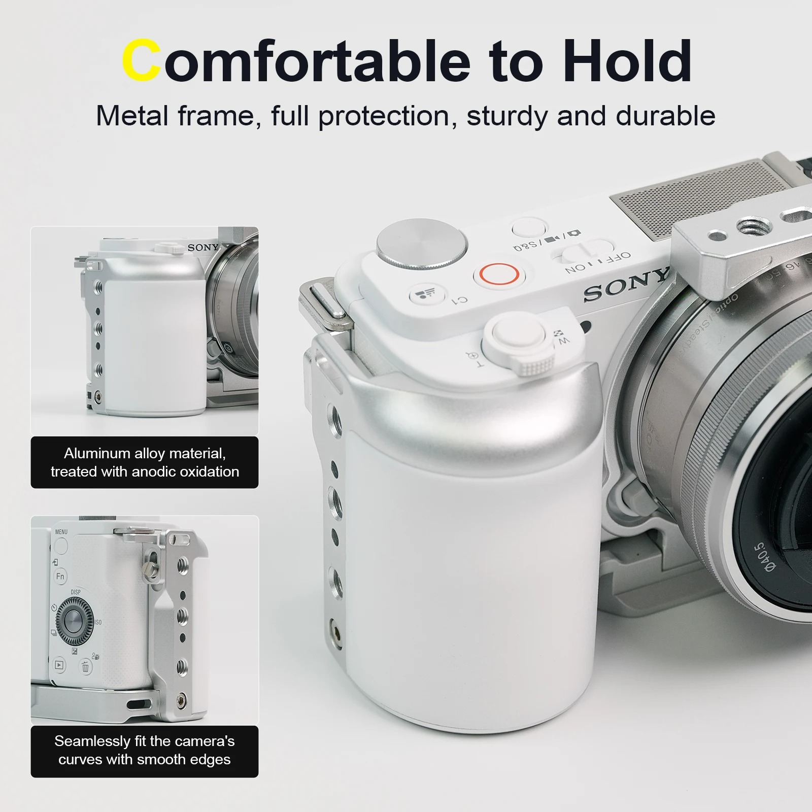 YANZUO ZV-E10 Camera Cage Alum - Sony Camera Zv-E10 评论和价格